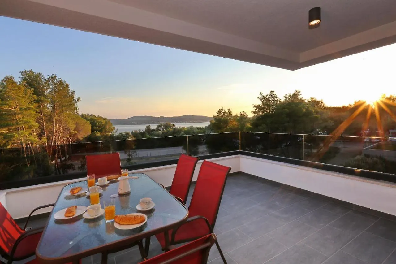Apartmán Villa Ankora 1 With Heated Pool Biograd Na Moru Chorvatsko